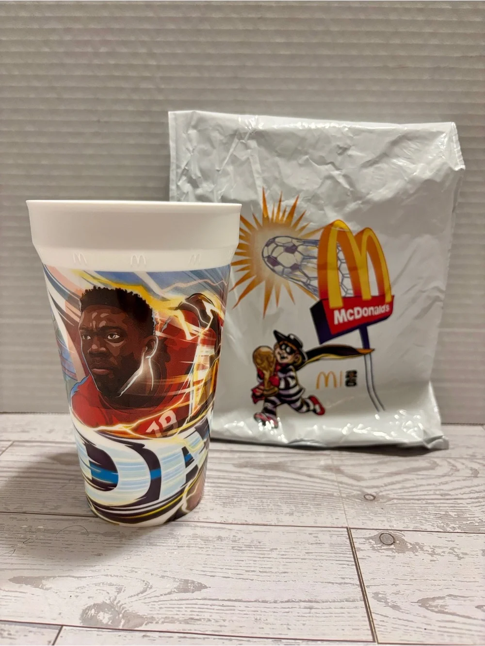 McDonald's World Cup Alphonso Davies Soccer Player FIFA 2026 Collectible Cup